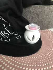 Kadopakket in mooie mand met  plaid
