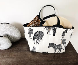 Tote  Reversible - Black / Zebra Natural-SOLD OUT