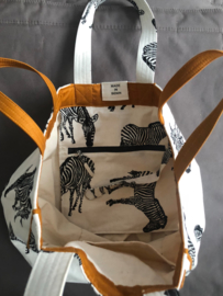 BeachBag -  Zebra Natural / Camel