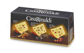 Casa Rinaldi Panettone E Pandoro - Tris (classico - mirtilli-gocce di cioccolato) 3x 100g (per 18 st.)