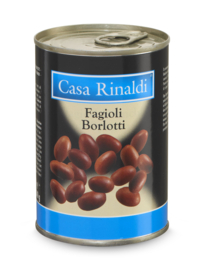 Casa Rinaldi Legumi - Fagioli Borlotti 400g (per 24 st.)