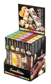 Casa Rinaldi Torrone Box Assorti, 4 Pezzi Da 100g x 5 Gusti - Tiramisu - Rhum - Panna Cotta - Menta E Cioccolato - Limoncello 2kg (per 1 st.)