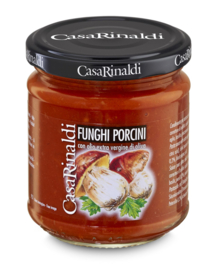 Casa Rinaldi Sughi Dal Pomodoro Fresco - Funghi Porcini 190g (per 12 st.)