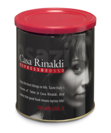 Casa Rinaldi Espresso Rosso - Macinato 250g (per 6 st.)