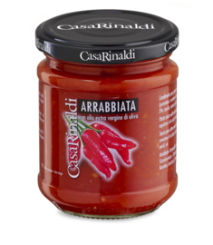 Casa Rinaldi Sughi Dal Pomodoro Fresco - Arrabbiata 190g (per 12 st.)