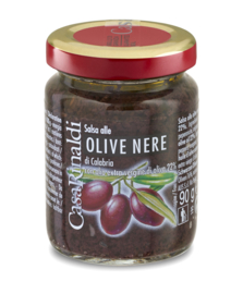 Casa Rinaldi Salse Mediterranee - Olive Nere Di Calabria 90g (per 12 st.)