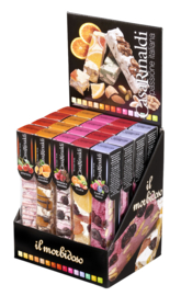 Casa Rinaldi Torrone Box Assorti, 4 Pezzi Da 100g x 5 Gusti - Arancia E Cioccolato - Amarena - Frutta - Frutti Di Bosco - Lampone E Cioccolato 2kg (per 1 st.)