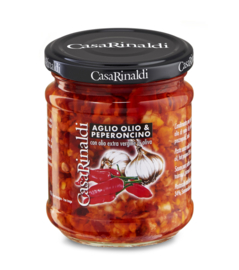 Casa Rinaldi Salse Mediterranee - Aglio, Olio E Peperoncino 190g (per 12 st.)