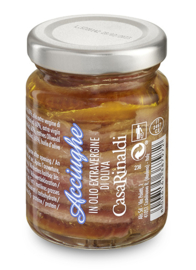 Casa Rinaldi Acciughe E Bottarga - Acciughe In Olio Extra Vergine Di Oliva 95g (per 12 st.)