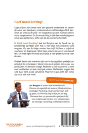 Geef nooit korting! en 30 andere adviezen over omgaan met prijsdruk, Jos Burgers