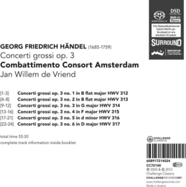 Concerti Grossi Op. 3 , Combattimento Consort Amsterdam