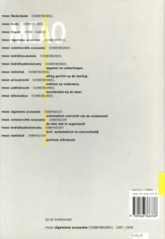 1987-1994 Examenbundel meao algemene economie , A.J.M. van Gaal