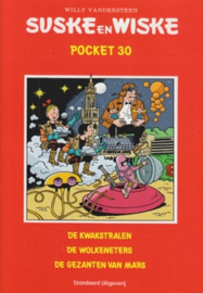 Suske En Wiske Pocket 030 De kwakstralen, De wolkeneters, De gezanten van Mars , Willy Vandersteen Serie: Suske & Wiske, Pocke