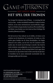 Het Lied van IJs en Vuur 1 - Het spel der tronen Auteur: George R.R. Martin Serie: Game of Thrones