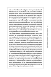 Mindfulness een praktische training in het omgaan met gevoelens en gewoonten , Ger Schurink