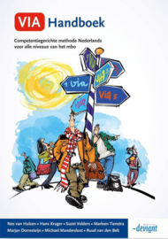 VIA handboek competentiegerichte methode Nederlands voor alle niveaus van het mbo ,  Nes Van Hulzen Serie: VIA mbo-boeken