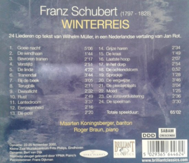 Various - Schubert Winterreis , Maarten Koningsberger / Roger Braun