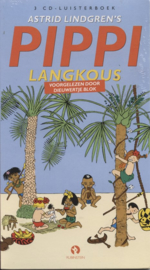 Pippi Langkous, 3 cd's (luisterboek) luisterboek voorgelezen door Dieuwertje Blok , Astrid Lindgren