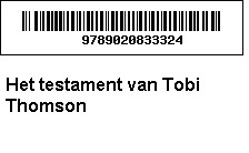 Het testament van Tobi Thomson Arendsoog deel 14 , Jan Nowee