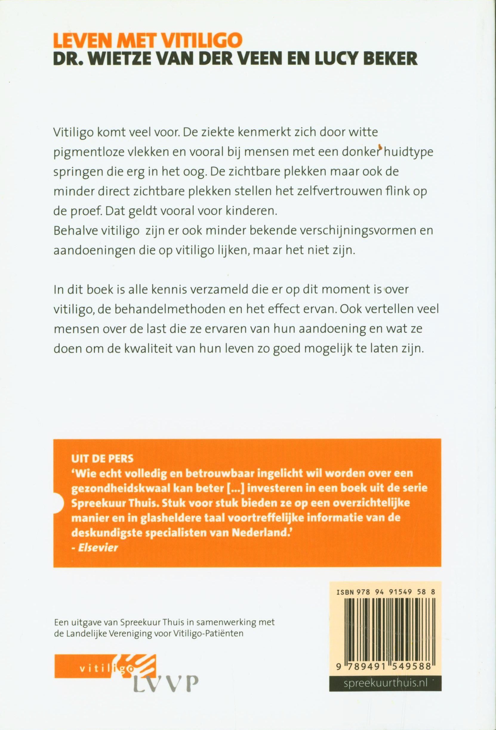 Spreekuur Thuis - Leven met vitiligo , Wietze van der Veen