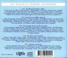 De mooiste Franse chansons, Various