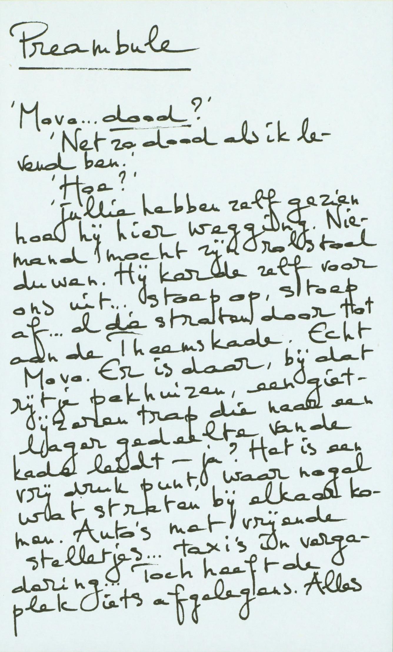 Drijfzand koloniseren de erven Movo , A.F.Th. van der Heijden