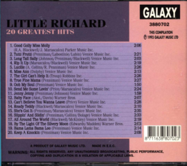 20 Greatest Hits ,  Little Richard