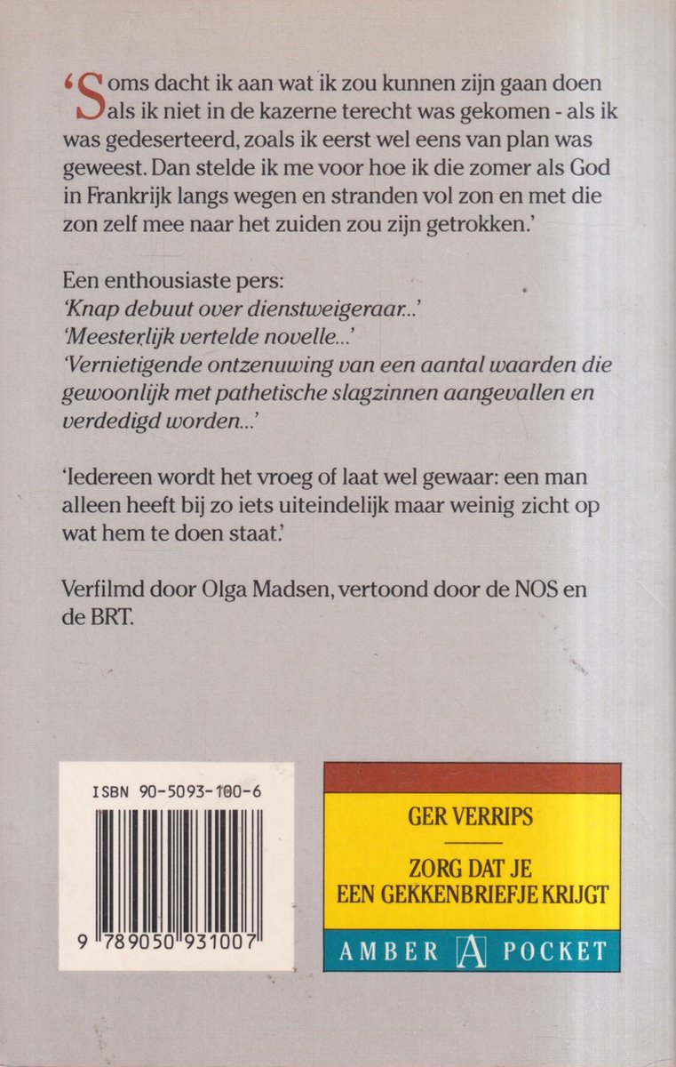 Zorg dat je een Gekkenbriefje krijgt ,  Ger Verrips