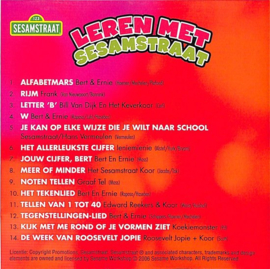 Leren Met Sesamstraat - Tellen Van 1 tot 40 En 13 Andere Leerzame Luisterliedjes , Bert & Ernie, Grover, Ieniemienie, Koekiemonster