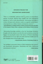 Reinventing Knowledge From Alexandria to the Internet, Ian Mcneely