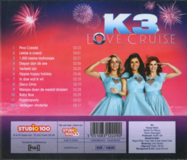 Love cruise K3 cd met alle liedjes uit de film,  K3