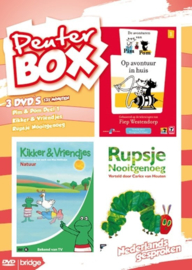 Peuter Box - 3 DVD's - Pim & Pom - Kikker & Vriendjes - Rupsje Nooitgenoeg