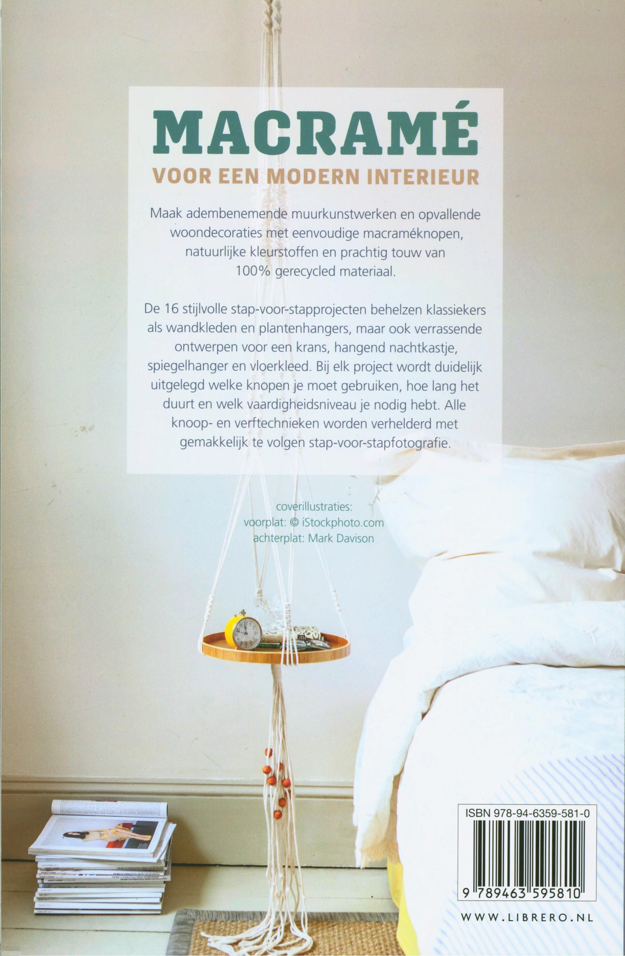Macramé voor een modern interieur Eigentijdse projecten met gebruik van simpele knopen en natuurlijke verfstoffen , Isabella Strambio