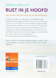 1 Minuut Tips Rust In Je Hoofd 500 Manieren Om Je Te Richten Op Wat Echt Belangrijk Is , Donna Smallin