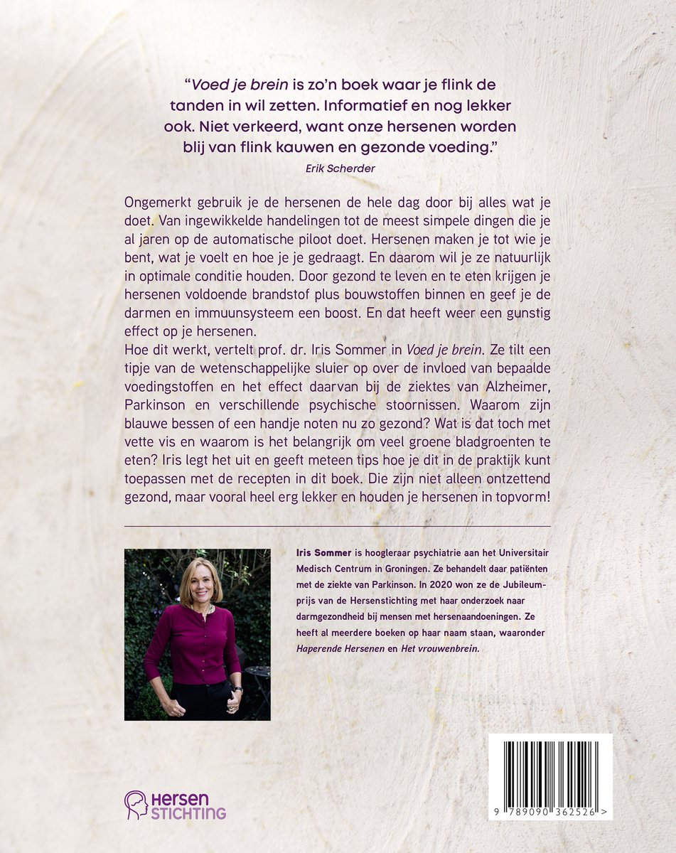 Voed je brein Gezond eten & drinken voor de hersenen , Iris Sommer