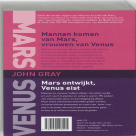 Mannen komen van Mars, vrouwen van Venus/Mars ontwijkt, Venus eist Mannen zijn anders, vrouwen ook/vrede sluiten met de andere sekse , John Gray
