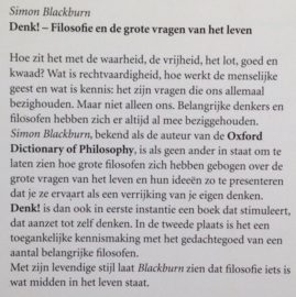 Denk! Filosofie en de grote vragen van het leven , Simon Blackburn