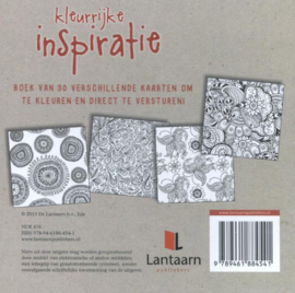 Art-therapie - Kleurrijke inspiratie ansichtkaarten kleuren voor volwassenen , Lantaarn Publishers