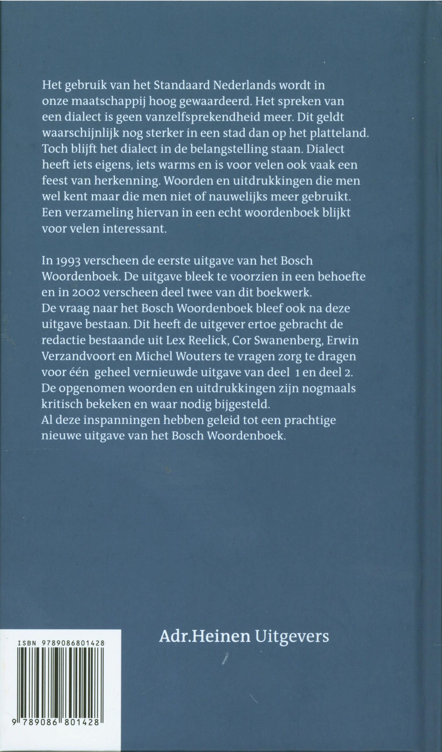Bosch Woordenboek , Lex Reelick