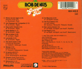 Grootste Hits , Rob De Nijs