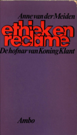 Ethiek en reclame ,  A. van der Meiden