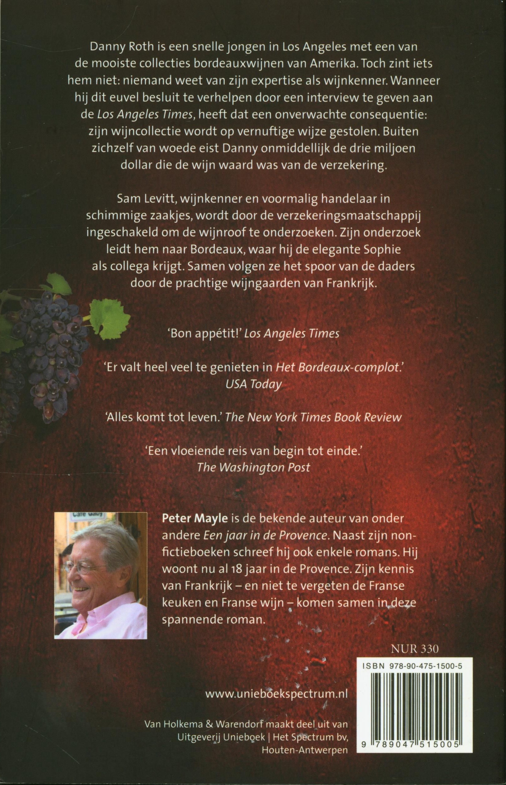 Het Bordeaux-Complot , Peter Mayle