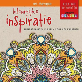 Art-therapie - Kleurrijke inspiratie ansichtkaarten kleuren voor volwassenen , Lantaarn Publishers