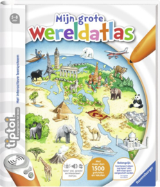 tiptoi® boek Mijn grote wereldatlas - Ravensburger - Leersysteem Merk: tiptoi Serie: tiptoi