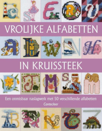 Vrolijke Alfabetten In Kruissteek 50 verschillende alfabetten, gerangschikt per thema ,  DAVID & CHARLES