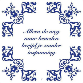 Er zijn meer ratten met dassen dan met staarten! tegelwijsheden voor op het werk , Jan Dijkgraaf