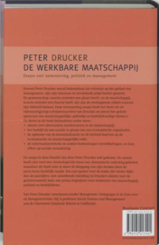 De Werkbare Maatschappij essays over samenleving, politiek en management ,  Peter F. Drucker
