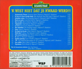 Bert & Ernie Uit Sesamstraat ‎– 'k Wist Niet Dat Je Kwaad Werd!! ,  Bert & Ernie, Sesamstraat