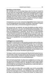 Projecten leiden methoden en technieken voor projectmatig werken , Geert Groote