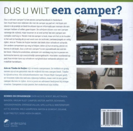 Dus u wilt een camper? handboek over aanschaf, onderhoud en veilig rijden ,  Arie de Ruijter